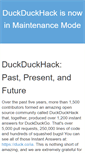 Mobile Screenshot of duckduckhack.com